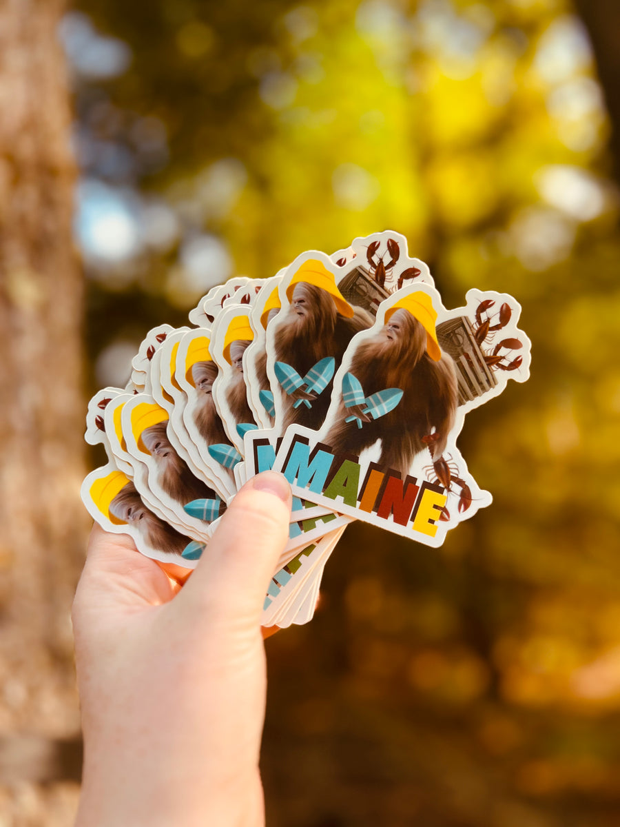 LOBSTAH SQUATCH Sticker – Crown and Root